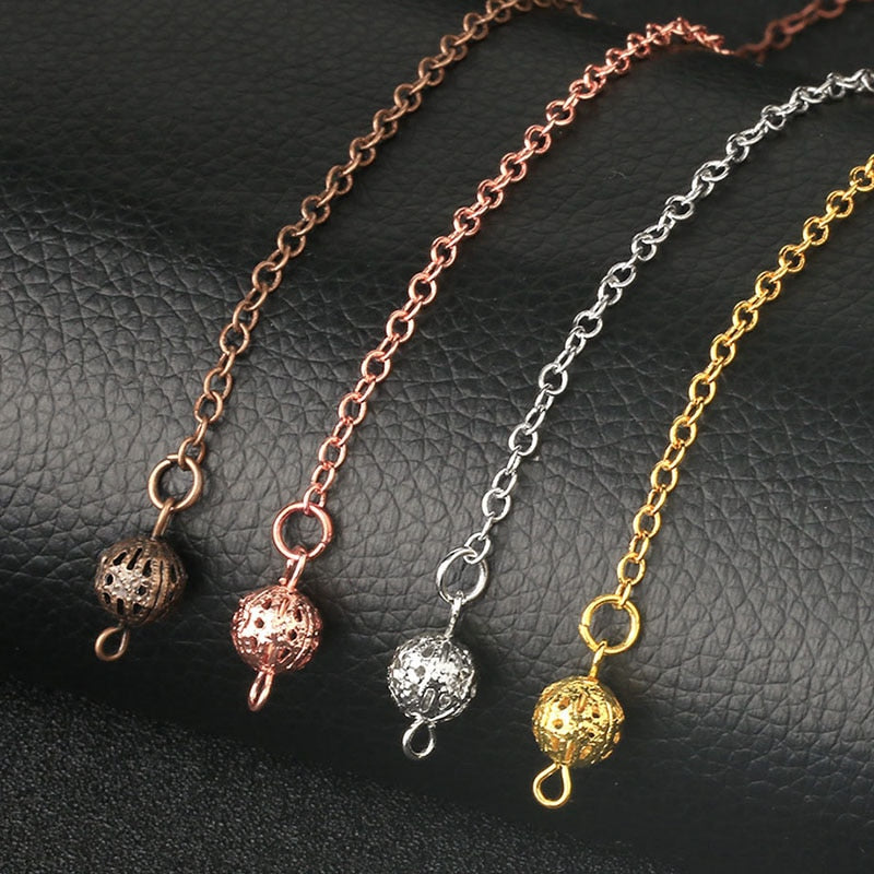 Cone Metal Pendulum For Dowsing Reiki Healing Amulet Copper Chain Wicca Metaphysical Pendule Fashion Jewelry Gift