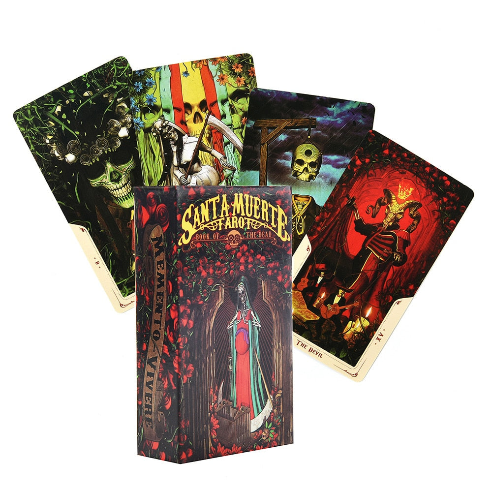 Tarot oracle card mysterious divination comics Tarot card female girl card game board game English playing cards with PDF guide