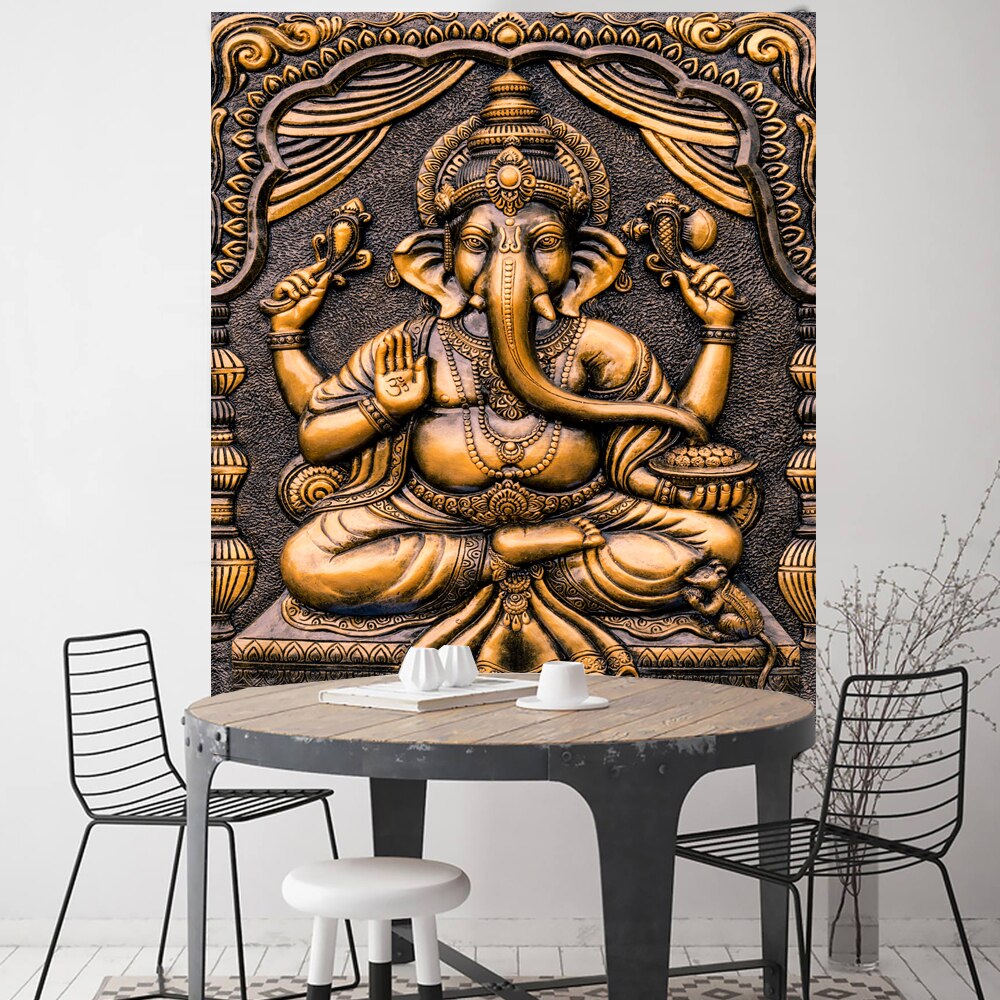 Indian gods, Hinduism, vertical frame, beauty, greeting cards, spirituality, art, traditional Bohemian Hippie wall decoration