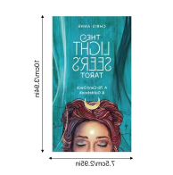 Tarot oracle card mysterious divination comics Tarot card female girl card game board game English playing cards with PDF guide