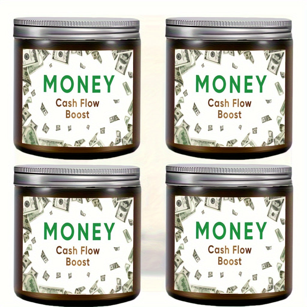 Money scented candles promote cash flow - Sage scented natural soy candles are used for purification and chakra treatment