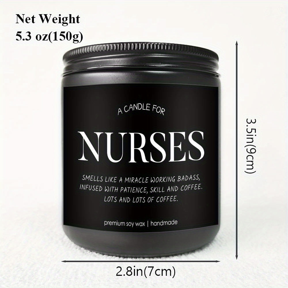 1pc Best Nurse Ever Lavender Scented Candles - Nurse Candle - Appreciation Nurse Gifts for Women, Men - RN Gifts for Nurses - Nurse Practitioner Gifts for Women - School Nurse Gifts - Nurse Graduation Gift, Thank You Present