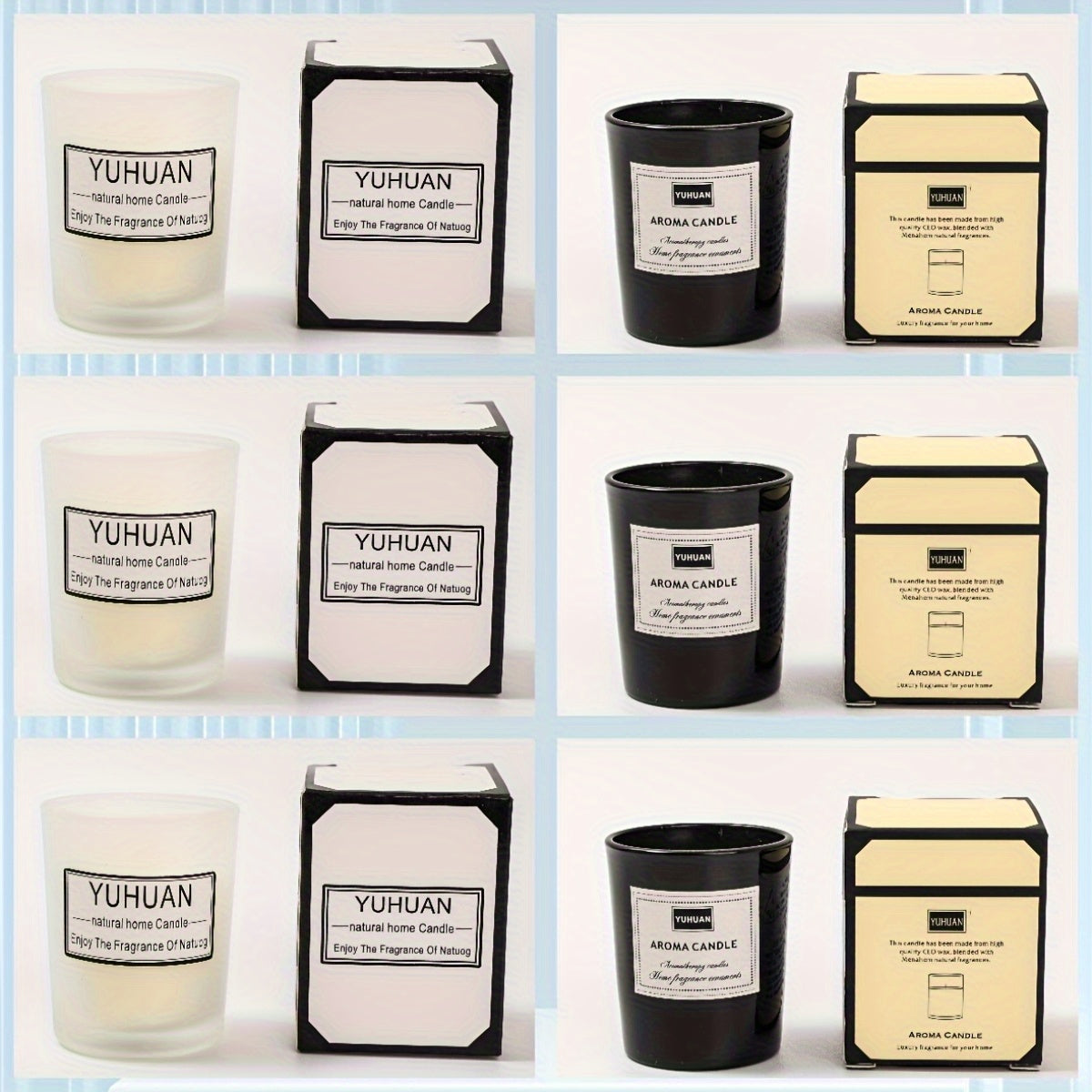 6pcs Total 17Oz. 80 Hour Burning Time with Multiple Fragrance Options, Essential Oil Scented Candles for Indoor Home Use, Soy Wax Scented Cups As a Souvenir. Suitable for Weddings And Birthdays. Anniversary Celebrations, Holi