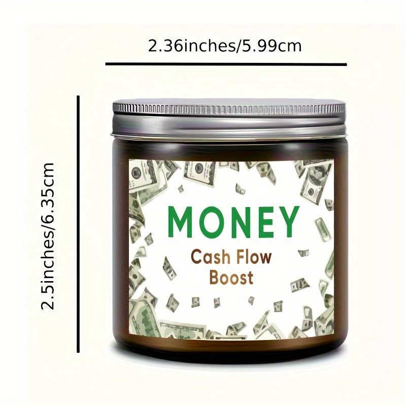 Money scented candles promote cash flow - Sage scented natural soy candles are used for purification and chakra treatment