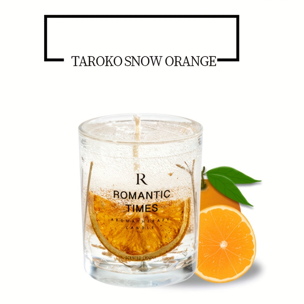 [Romantic Soy Candle] 50-Hour Burn Time Romantic 7.4oz Soy Candle with Real Flowers & Essential Oils | Floral Scented, Elegant Glass Jar for Home Decor, Relaxation, and Gifting, Scented Candles, Best for Christmas, Perfect fo