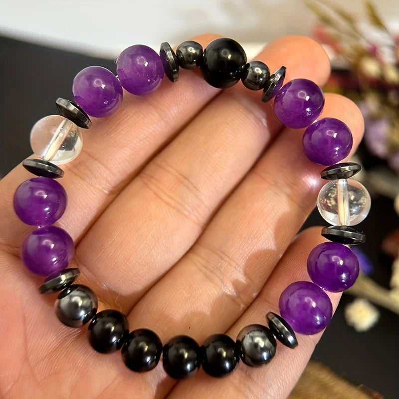 1pc/"Bridge of Awakening" Spiritual Angel Communication Crystal Bracelet Healing Crystal Stress Relief Women's Bracelet Gift