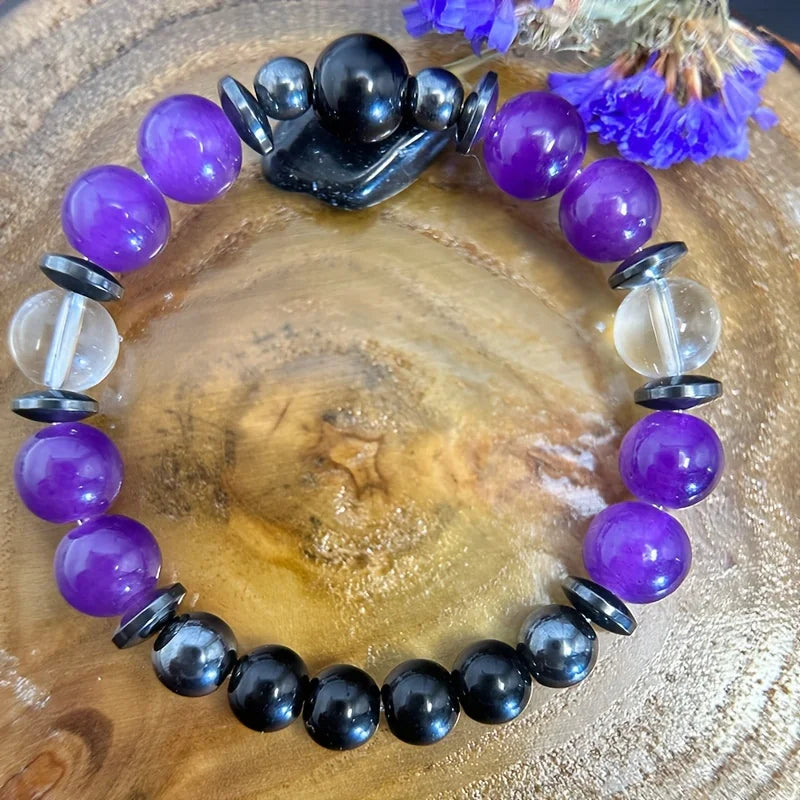 1pc/"Bridge of Awakening" Spiritual Angel Communication Crystal Bracelet Healing Crystal Stress Relief Women's Bracelet Gift