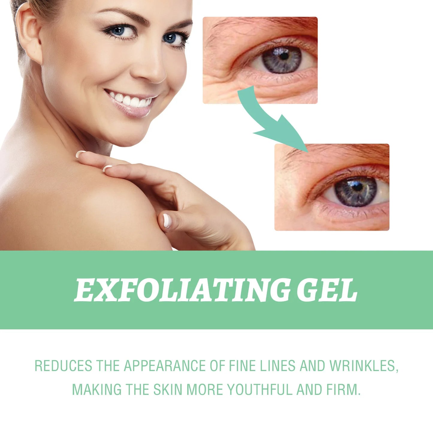 Hoygi 100g Face Exfoliating Gel Herbal Deep Cleansing Shrink Pores Blackhead Removal Moisturizing Repair Exfoliation Peeling Gel