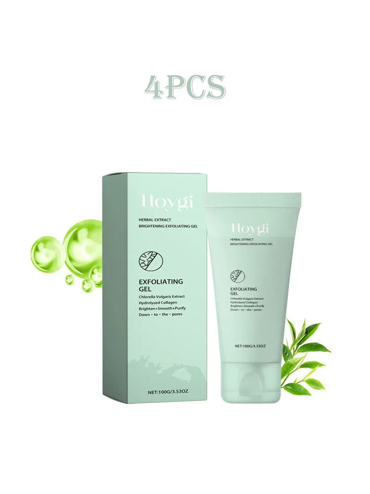 Hoygi 100g Face Exfoliating Gel Herbal Deep Cleansing Shrink Pores Blackhead Removal Moisturizing Repair Exfoliation Peeling Gel