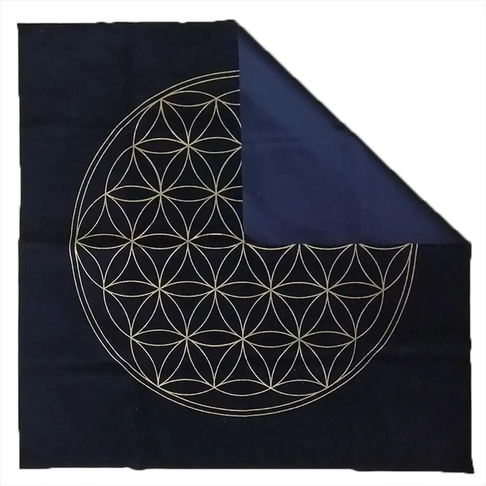 The Flower Of Life Crystal Lattice Soft Lightweight Tarot Cards Special Tablecloth Tarot Deck Game Table Cloth Board Games