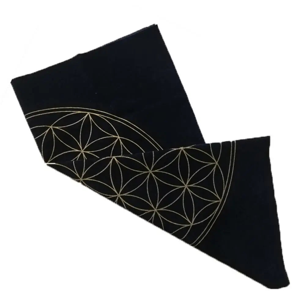 The Flower Of Life Crystal Lattice Soft Lightweight Tarot Cards Special Tablecloth Tarot Deck Game Table Cloth Board Games