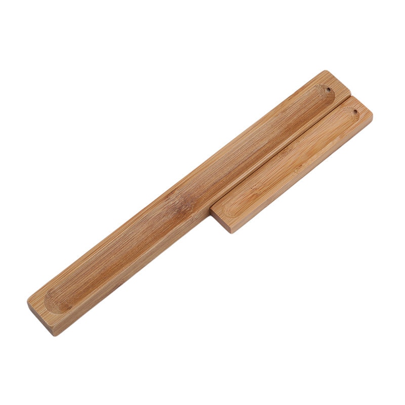 Useful Bamboo Material Stick Plate Incense Holder Fragrant Ware Stick Incense Burner bamboo line incense burner