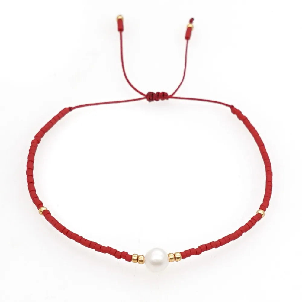 Go2boho Miyuki Bracelet For Girl Friendship Simple Freshwater Pearl Bracelets For Women Pulseras Femme Boho Jewelry Gift