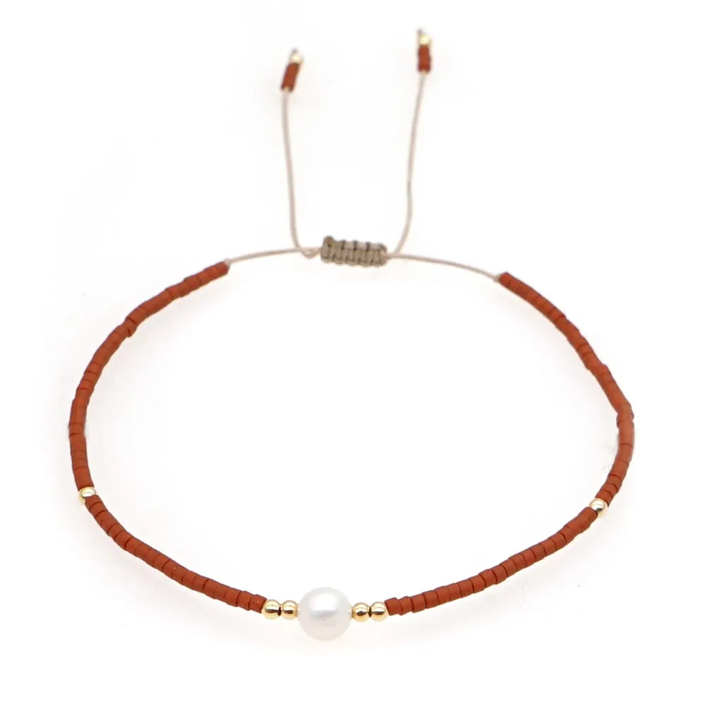 Go2boho Miyuki Bracelet For Girl Friendship Simple Freshwater Pearl Bracelets For Women Pulseras Femme Boho Jewelry Gift