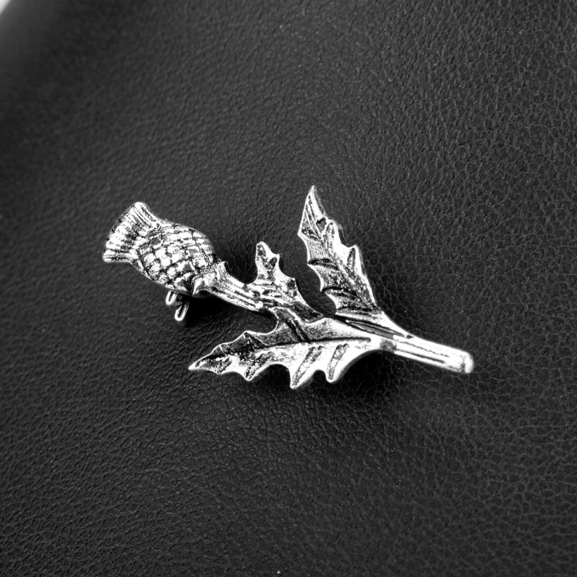 Fashion Jewelry Outlander Brooch Thistle Celtics Knot Kilt Pin Scottish National Flower Brooches Viking Norse Women Men