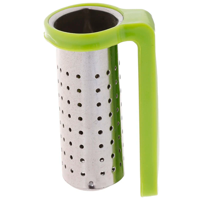 Stainless Steel Tea Infuser Loose Leaf Tea Diffuser Strainer Herbal Spice Filter Drinkware Tea Accessories With Handle Hanger