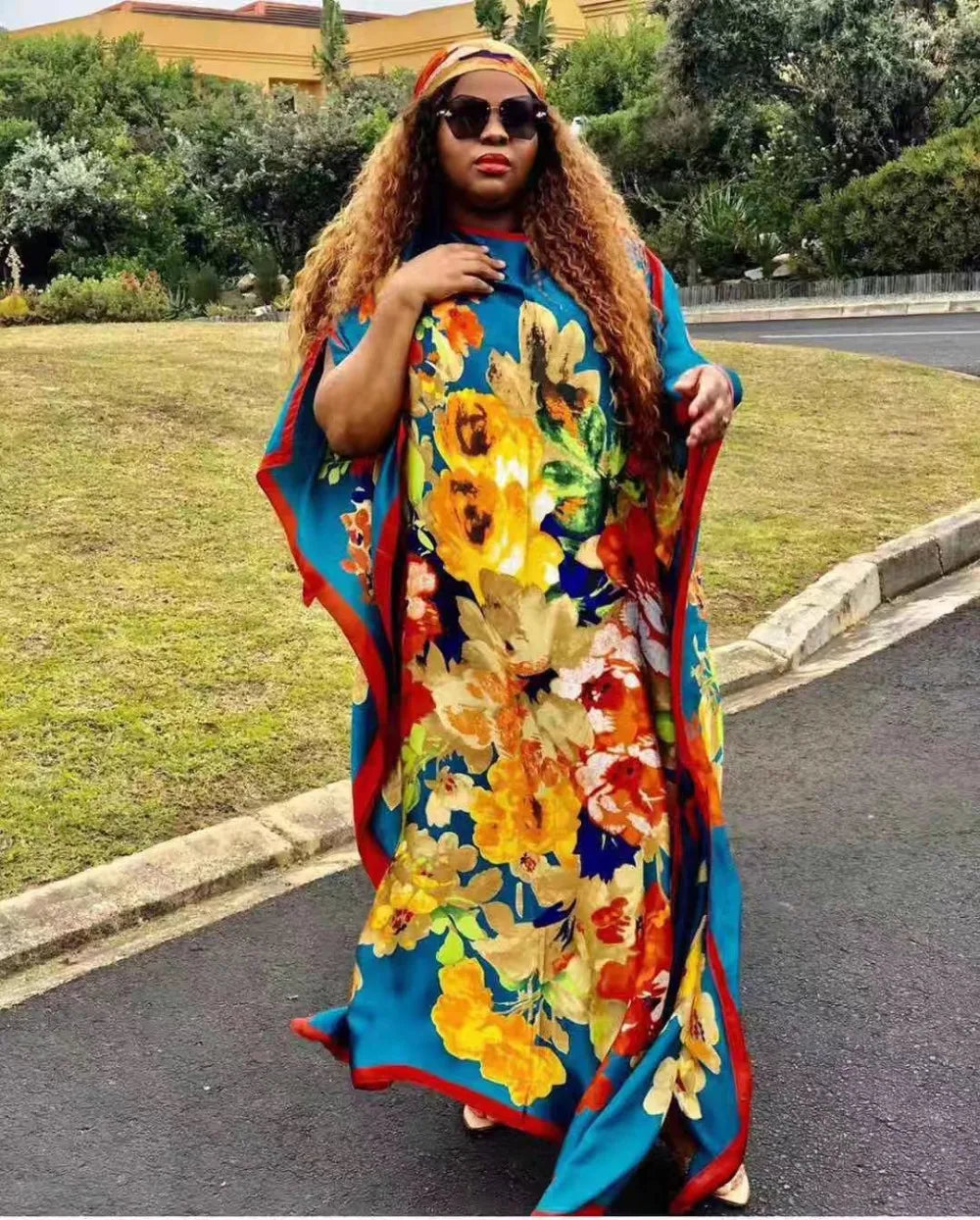 African Summer Fashion Lady Boho Silk Printed Loose Long Cardigans Causal Europe Women Beach Swimwear Duster Coats Muslim Robe