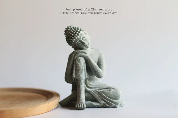 Just Be Quiet When You Are Idle and Bored! Small Meditation Buddha Ornaments