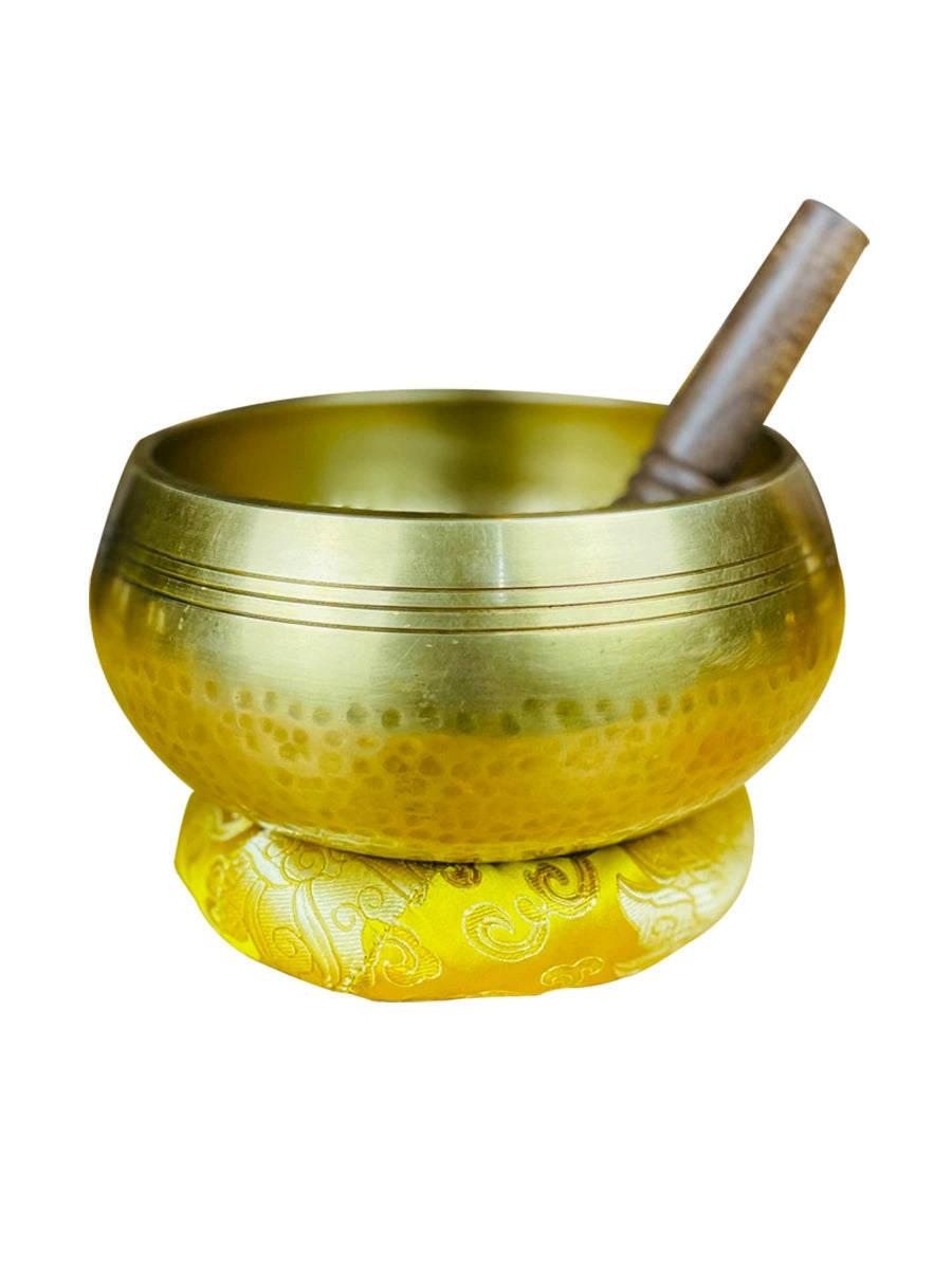 Himalaya Bowl Nepal Handmade Copper Chime Stone Yoga Meditation Sound Therapy Buddha Sound Bowl Offering Water Bowl Quiet Heart Picking Ear and Fanyin Recitation Alms Bowl