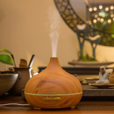Aromatherapy Humidifier Wood Grain Household Bedroom Bedside Automatic Spray Essential Oil Dedicated Desktop Heavy Fog Ultrasonic Aroma Diffuser