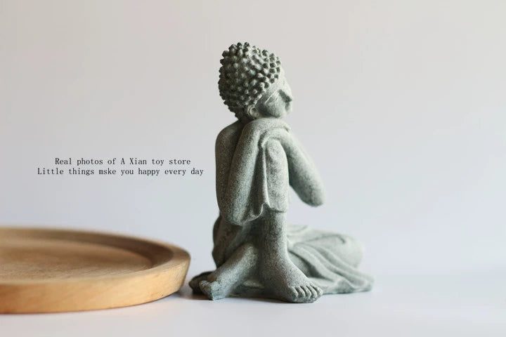 Just Be Quiet When You Are Idle and Bored! Small Meditation Buddha Ornaments