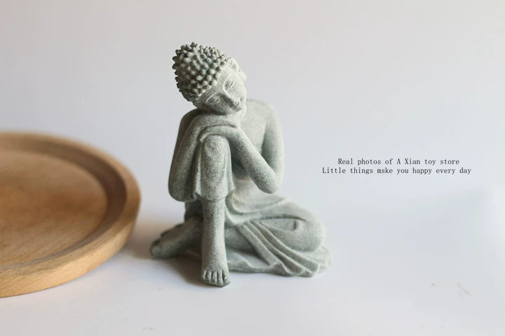Just Be Quiet When You Are Idle and Bored! Small Meditation Buddha Ornaments