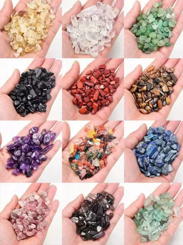 Natural Crystal 5-7mm Agate Small Particles Demagnetizing Stone