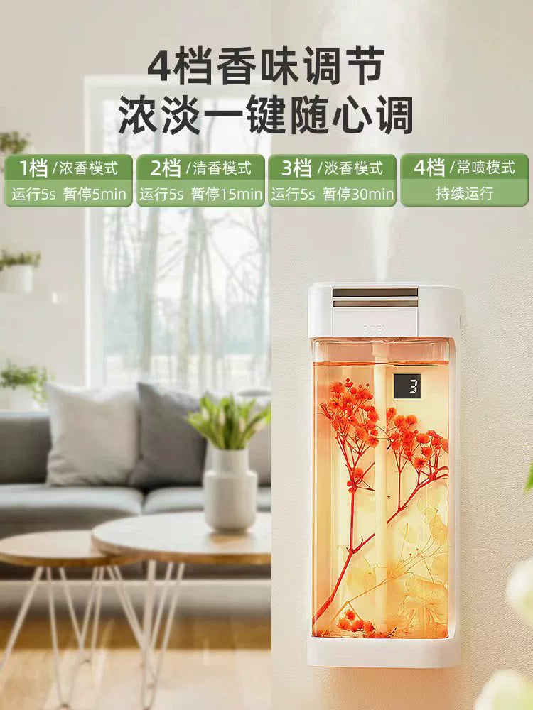 Aroma Diffuser Automatic Aerosol Dispenser Hotel Commercial Essential Oil Bedroom Toilet Aromatherapy Aroma Sprayer Expansion Fragrance Machine