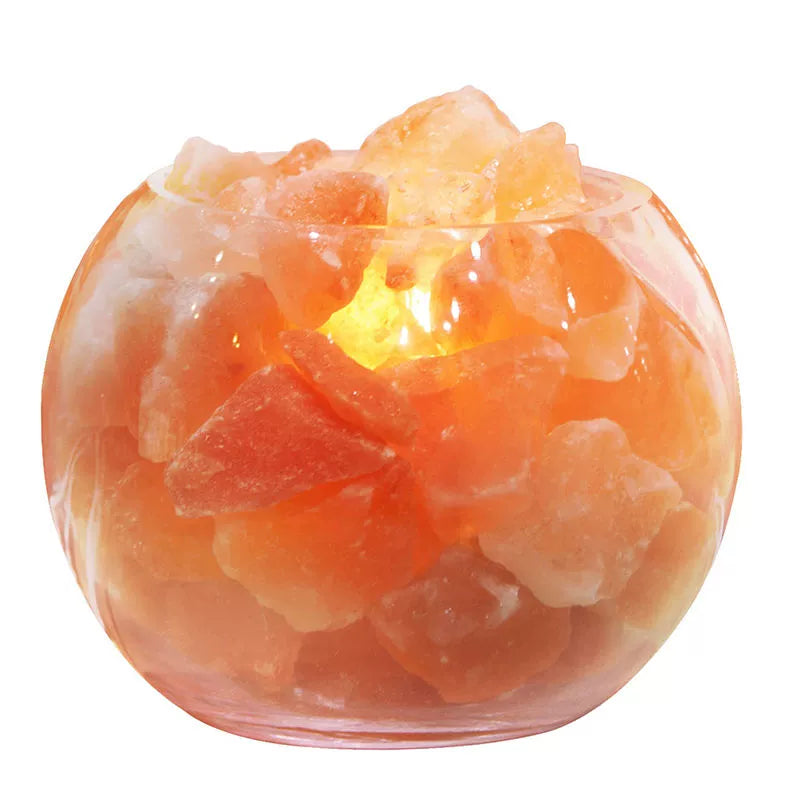 Crystal Salt Light Himalaya Rose Salt Energy Lamp Air Purifying Lamp Sleep Lamp Physiotherapy Lamp Creative Small Night Lamp