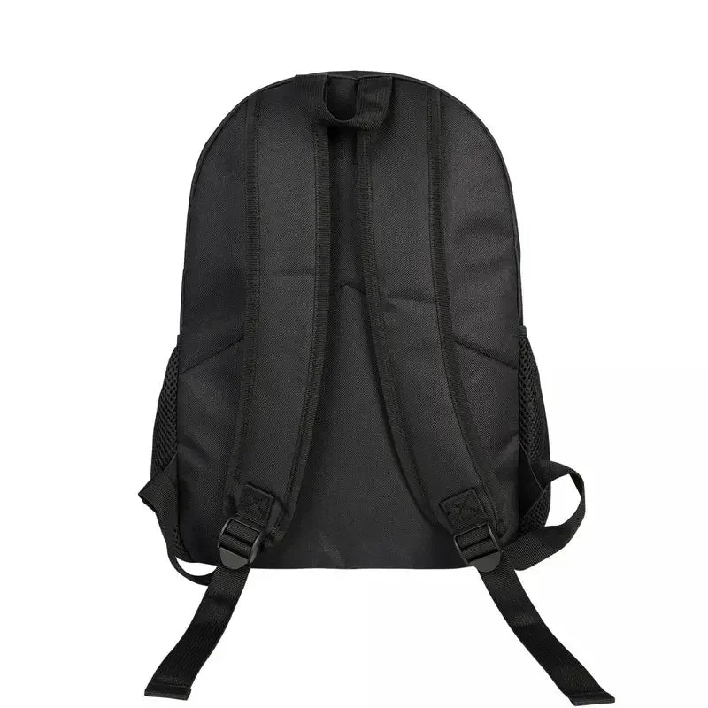 Custom Navy Blue White Mediterranean Evil Eye Mandala Pattern Backpacks Men Casual Bookbag for School College Bohemian Boho Bags