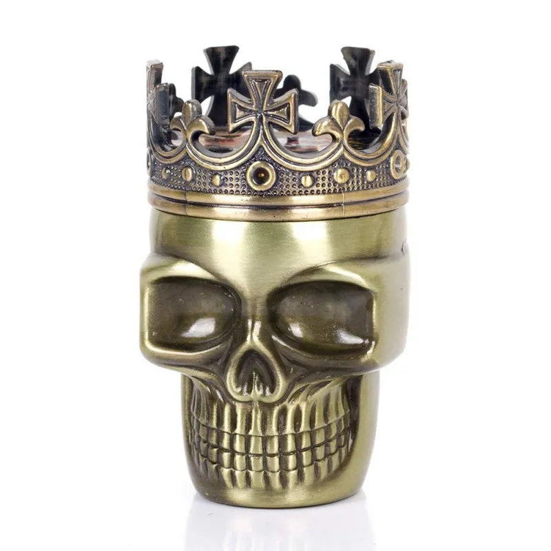 Punk Ghost Head Skull Style Plastic Tobacco Grinder Herbal Herb Hand Muller Smoke Grinders Smoking Accessories