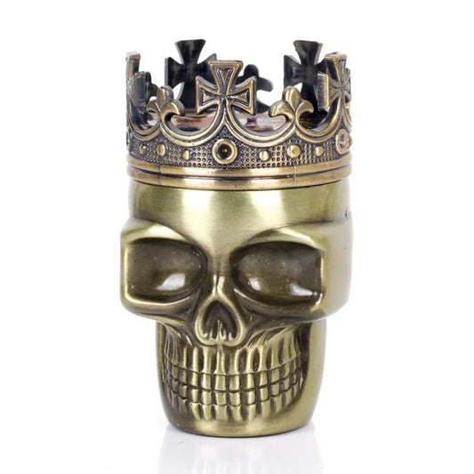 Punk Ghost Head Skull Style Plastic Tobacco Grinder Herbal Herb Hand Muller Smoke Grinders Smoking Accessories