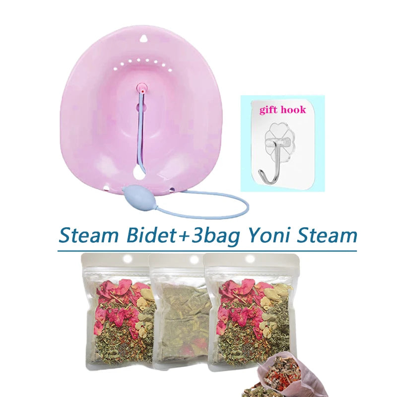 Women Yoni steam & Yonisteam Bidet Feminine Hygiene Yoni Steam Seat Chinese Herbal Detox Steam Yoni SPA for Women Vaginal Health