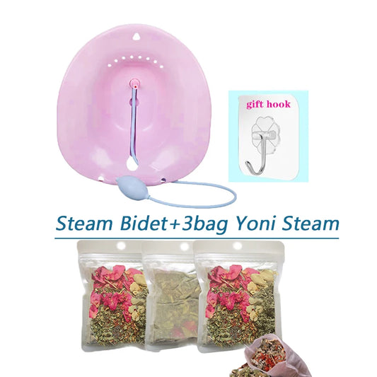 Women Yoni steam & Yonisteam Bidet Feminine Hygiene Yoni Steam Seat Chinese Herbal Detox Steam Yoni SPA for Women Vaginal Health