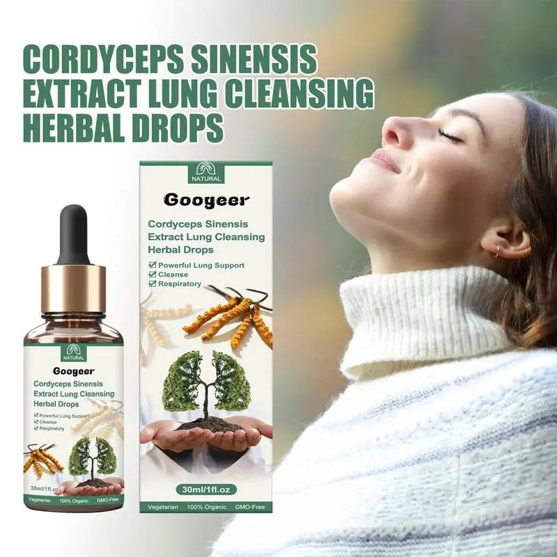 30ml Lung Cleansing Drops With Herbal Essence Herbal Drops Dendrobium Extract Relieve Body Nose Discomfort Nasal & Health Care