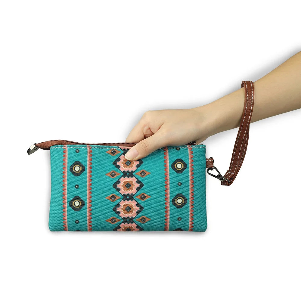 Hot Selling Bohemian Style Women's Wallet Fashion European American Retro Portable Women's Bag Leisure Trend Zipper Small Wallet