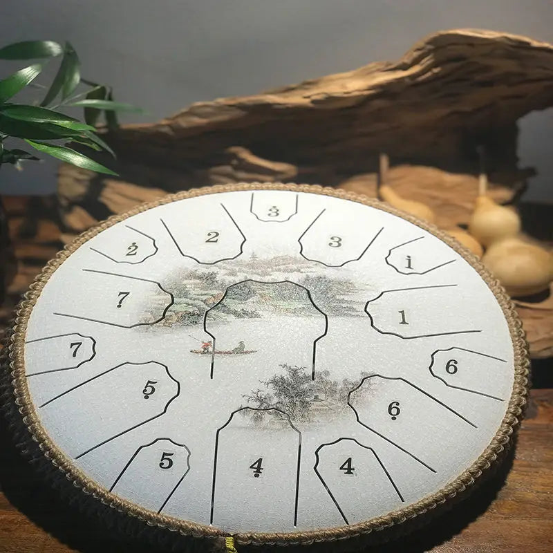 Panem Tongue Drum 13 Inch Steel Tongue Drum Accessories Musical Instruments Percussion Meditation Spiritual Chamanico Drums