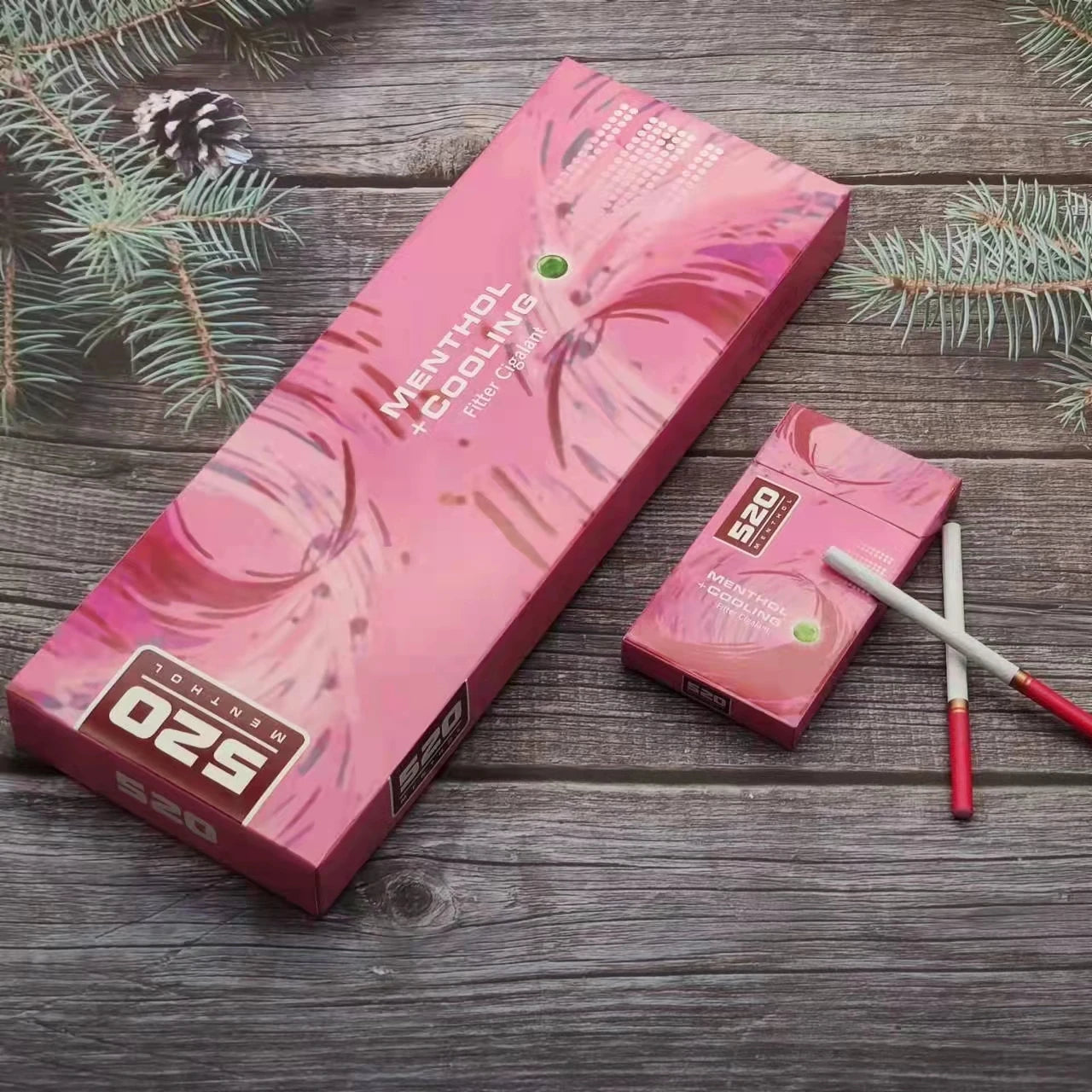 200PCS Tea Herbal Tobacco Elf Bar Nicotine Free Tea Smoke Cigarette with Gifts Healthy No Nicotine Men Women Smoking Accessories