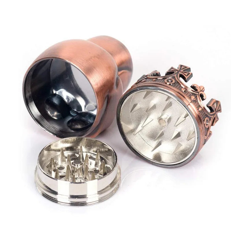 Punk Ghost Head Skull Style Plastic Tobacco Grinder Herbal Herb Hand Muller Smoke Grinders Smoking Accessories