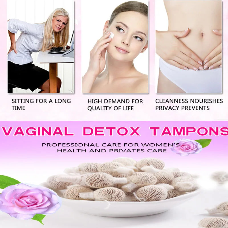 Yoni Detox Tea Clean Point Tampon Beauty And Health Pearls Vaginal Treatment  For Woman