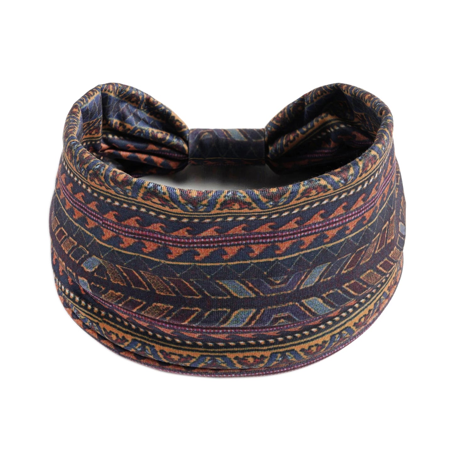 Bohemian Style Elastic Hair Bands Yoga Headband Women Headwear Print Vintage Cross Unisex Scrunchies Hair Accessories