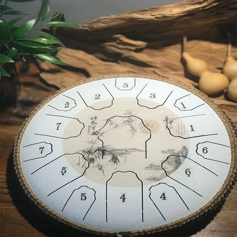 Panem Tongue Drum 13 Inch Steel Tongue Drum Accessories Musical Instruments Percussion Meditation Spiritual Chamanico Drums