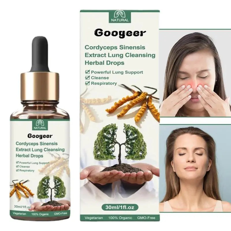 30ml Lung Cleansing Drops With Herbal Essence Herbal Drops Dendrobium Extract Relieve Body Nose Discomfort Nasal & Health Care