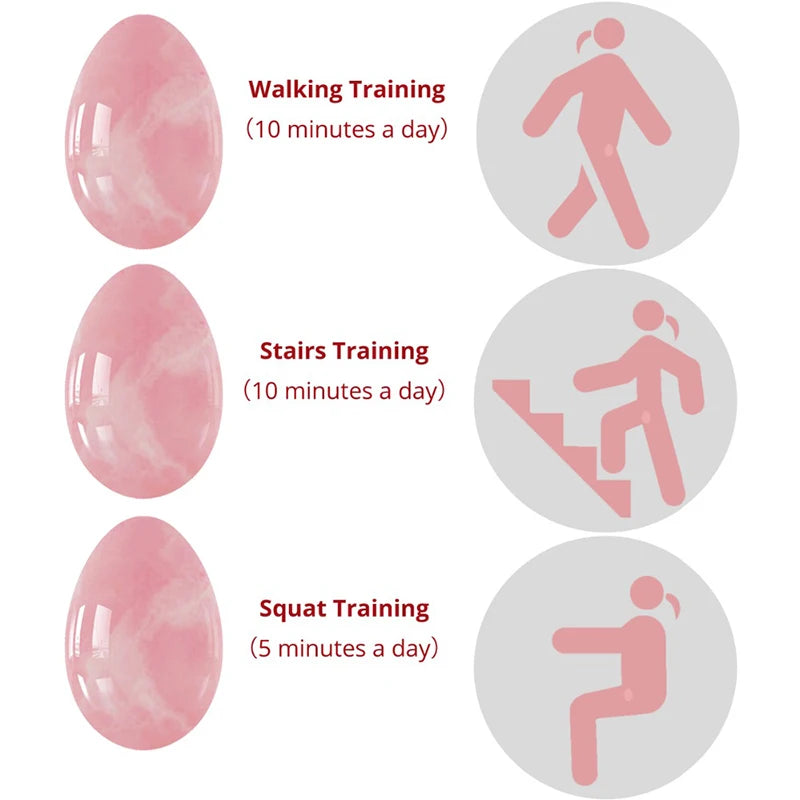 Drilled Yoni Eggs Jade Balls Kegel Exercise For Women Muscle Training Safer And Healthier Natural Vaginal Massage Jade Eggs