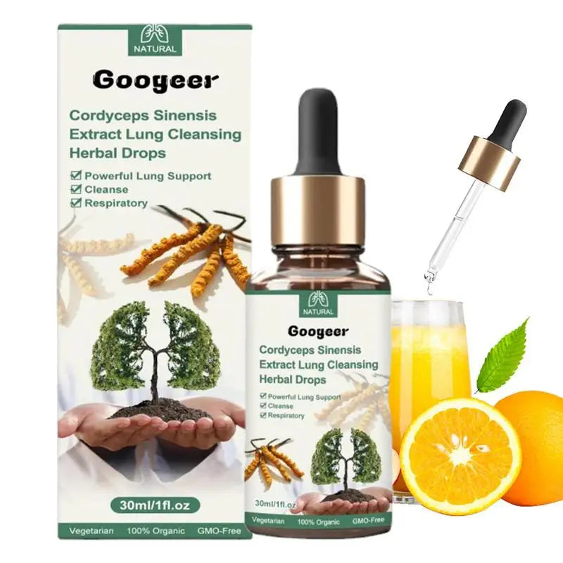 30ml Lung Cleansing Drops With Herbal Essence Herbal Drops Dendrobium Extract Relieve Body Nose Discomfort Nasal & Health Care