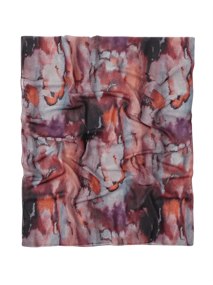 1Pcs Islam Ramadan Watercolor Print Hijab Women Bohemian Soft Muslim Hijabs Foulard Femme Shawl Wrap Scarf Headscarf