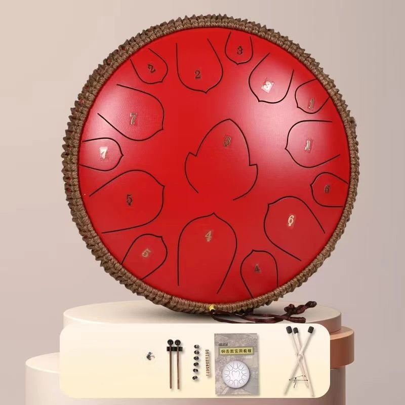 Panem Tongue Drum 13 Inch Steel Tongue Drum Accessories Musical Instruments Percussion Meditation Spiritual Chamanico Drums