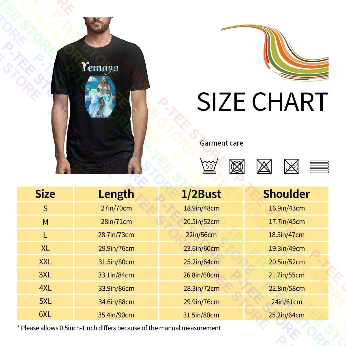 Yemaya Orisha Ocean Goddess Top Yoruba Orisha Spiritual Faith Shirt T-shirt Casual Best Seller Tee