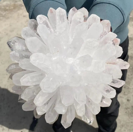Natural quartz crystal selenite tower  reiki healing