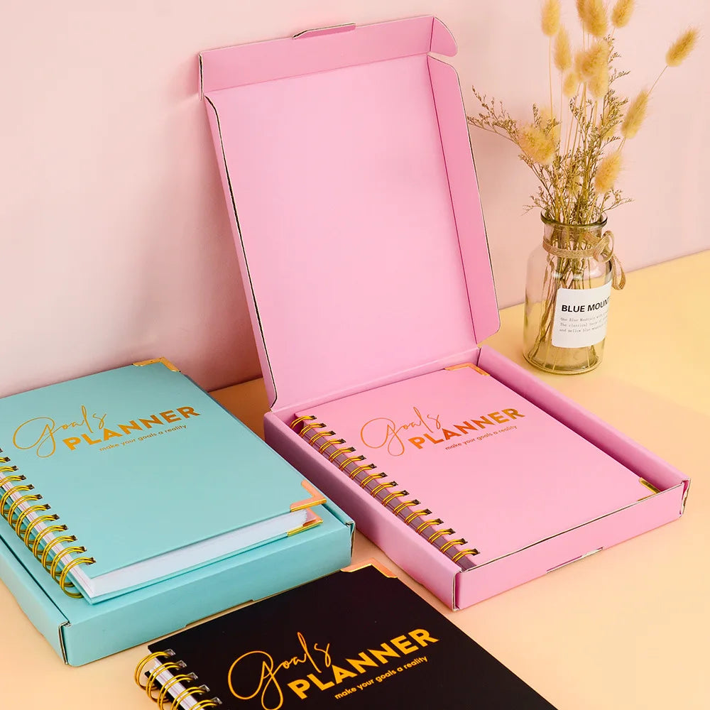 2024 A5 Agenda Planner Notebook Diary Weekly Planner Goal Habit Schedules Journal Notebooks For School Stationery Office